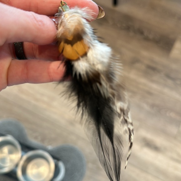 Feather earrings - Picture 3 of 3